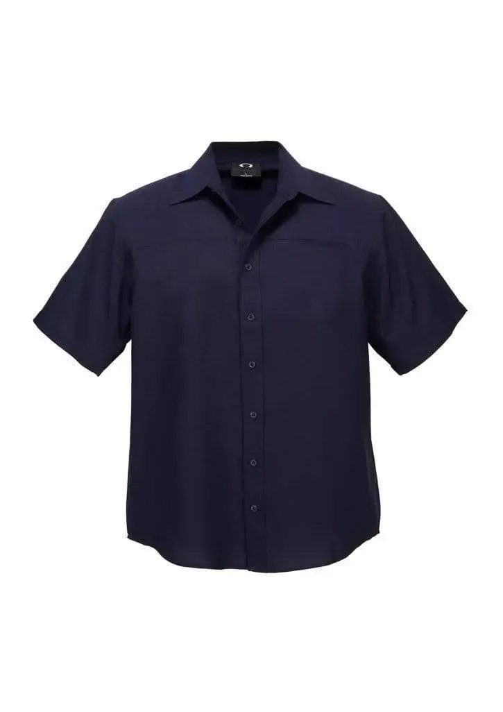 Biz Collection Men’s Plain Oasis Short Sleeve Shirt Sh3603